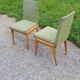 Pair of chairs from the 50s in sycamore tinted beech