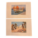 2 Estampes Anciennes / Lithographies. Île d'Oléron par Louis Lessieux