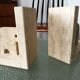 Pair of bookends in travertine Fratelli Mannelli