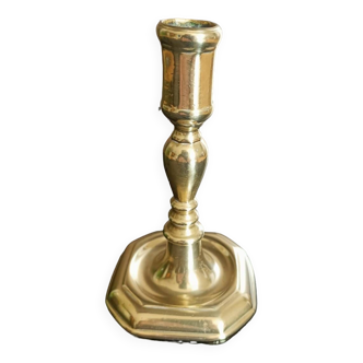 18th century gilded bronze candlestick