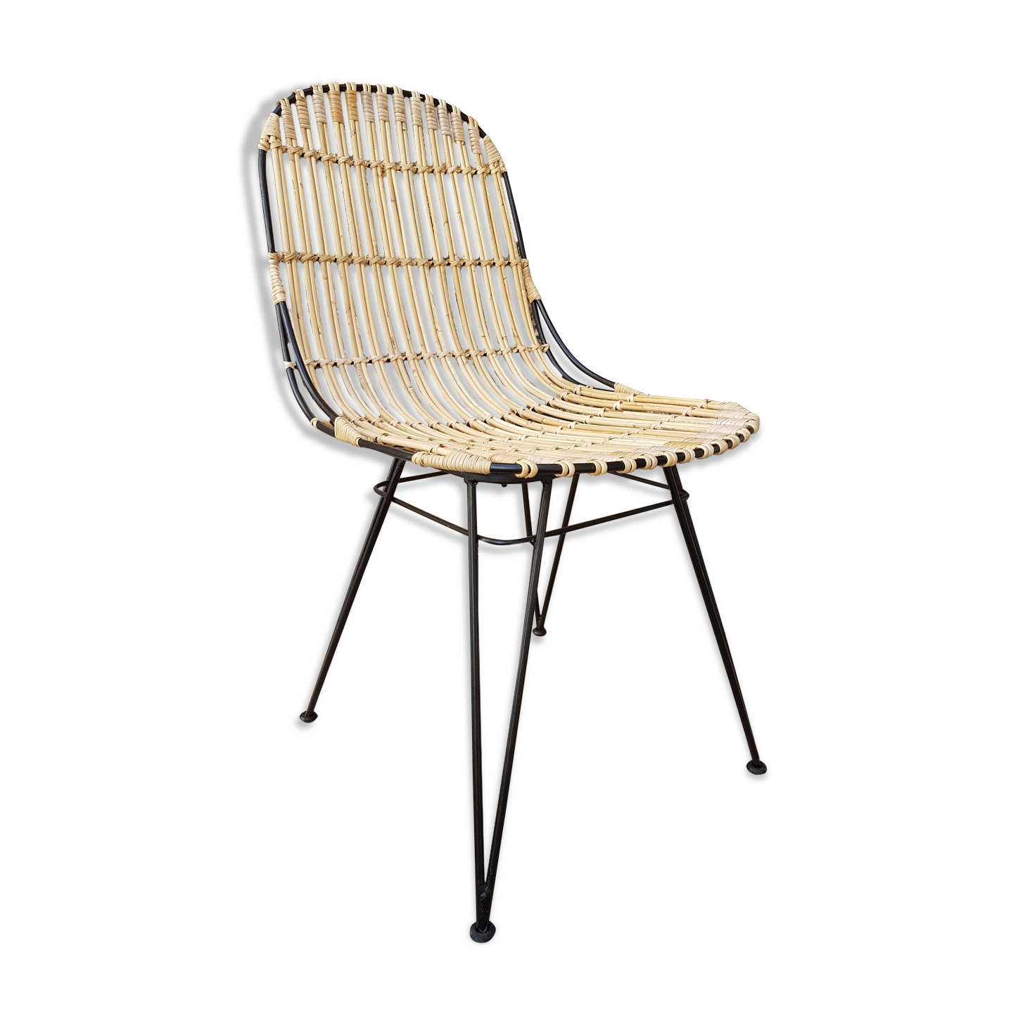 Natural rattan chair