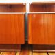 Paire de tables de nuit de J. Halabala pour UP Závody, Tchécoslovaquie, années 1950