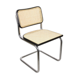 Vintage black B32 Cesca chair by Marcel Breuer, 80s