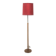 Scandinavian metal and vinyl floor lamp, Sweden, 1950s
