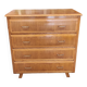Commode vintage 4 tiroirs pieds compas style scandinave