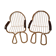 Lot de 2 chaises