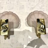 Pair of shell sconces