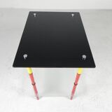 Arlecchino table with 2 glass plates, 1950s