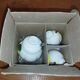 Movilex vintage set with lemons – mustard pot, salt shaker and pepper shaker –