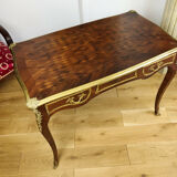 Desk flat time Napoleon III style Louis XV