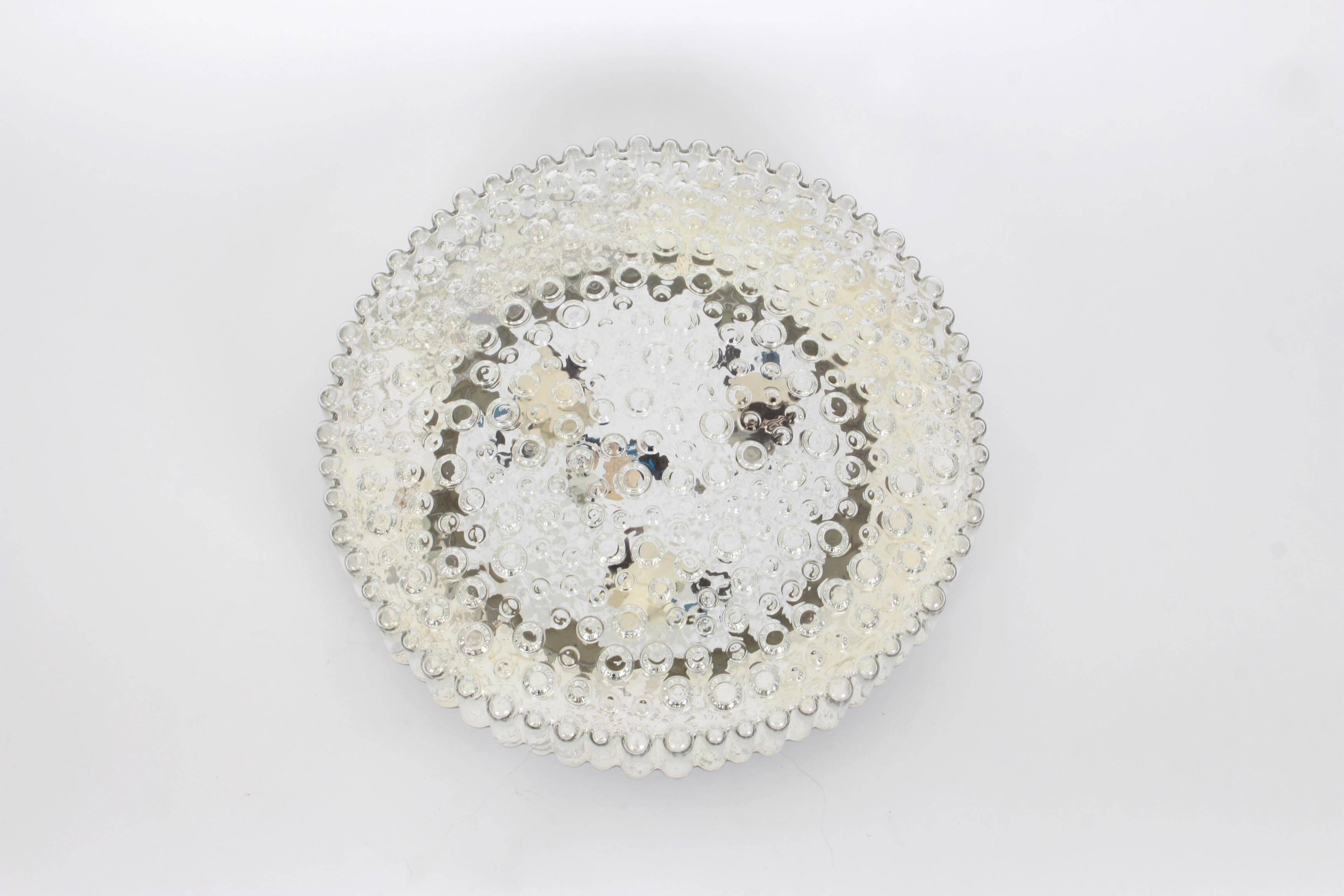 Glass bubble ceiling light by Staff, Germany, 1970s