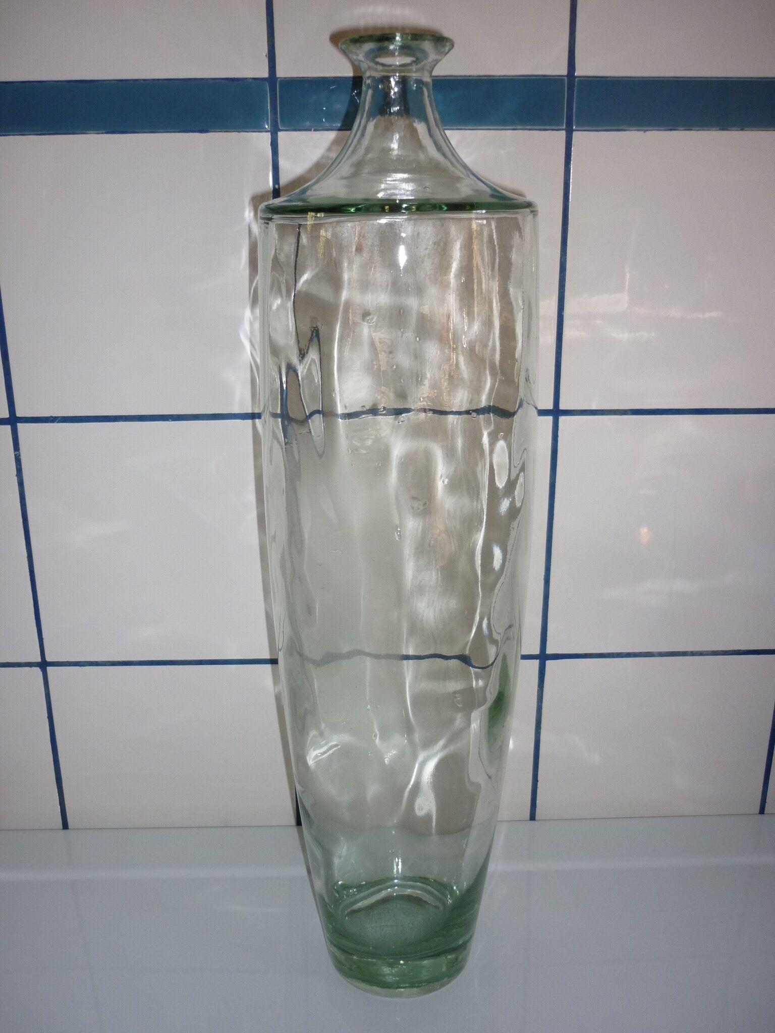 Vase glass shells 46 cm