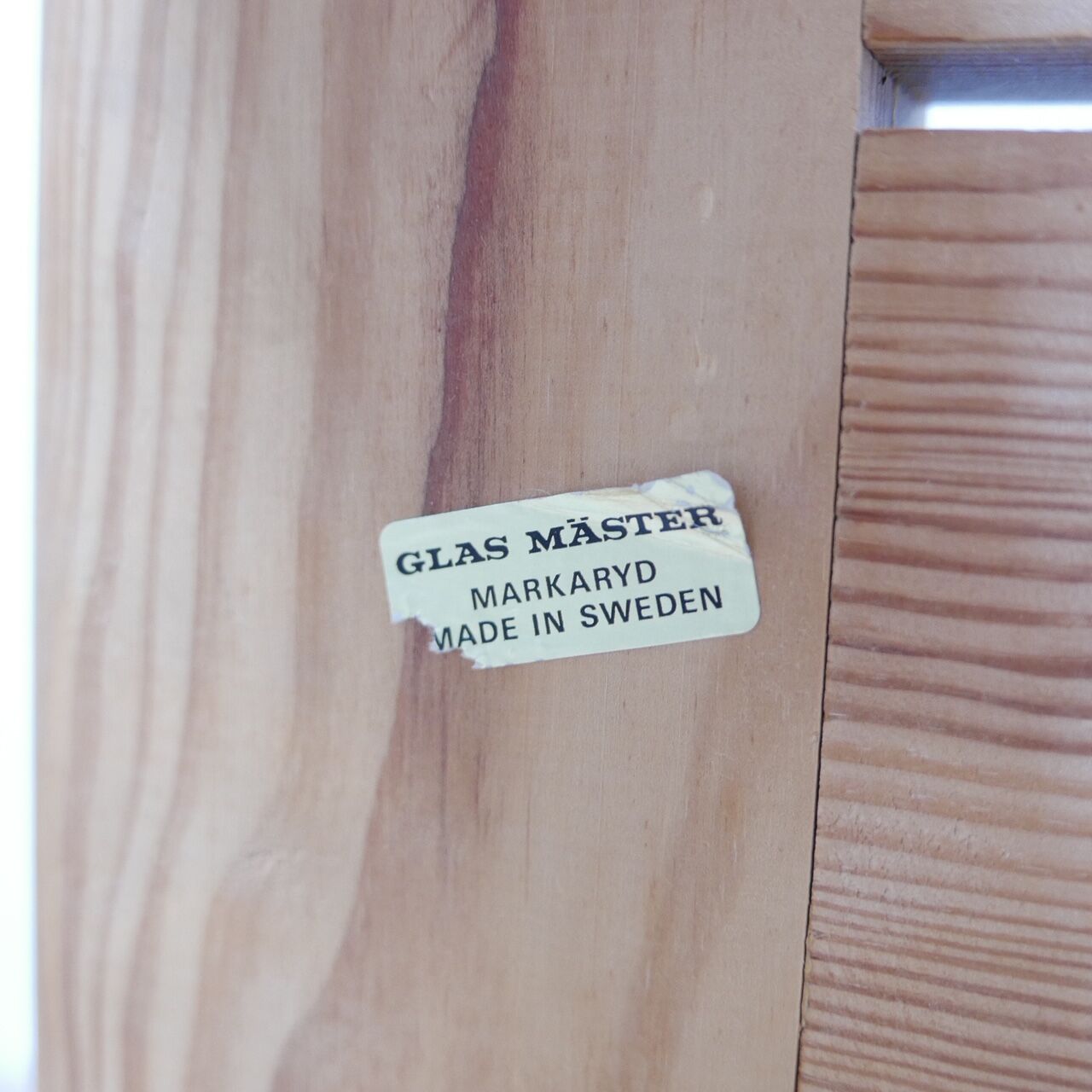 Swedish pine mid-century bench