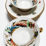 Art Deco Snake Porcelain Coffee Cups