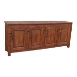 Antique wooden sideboard with 4 doors