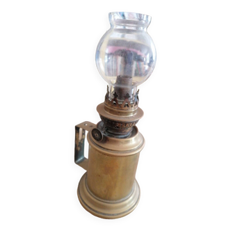 Brass oil lamp