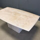 Vintage travertine dining table, 1970s