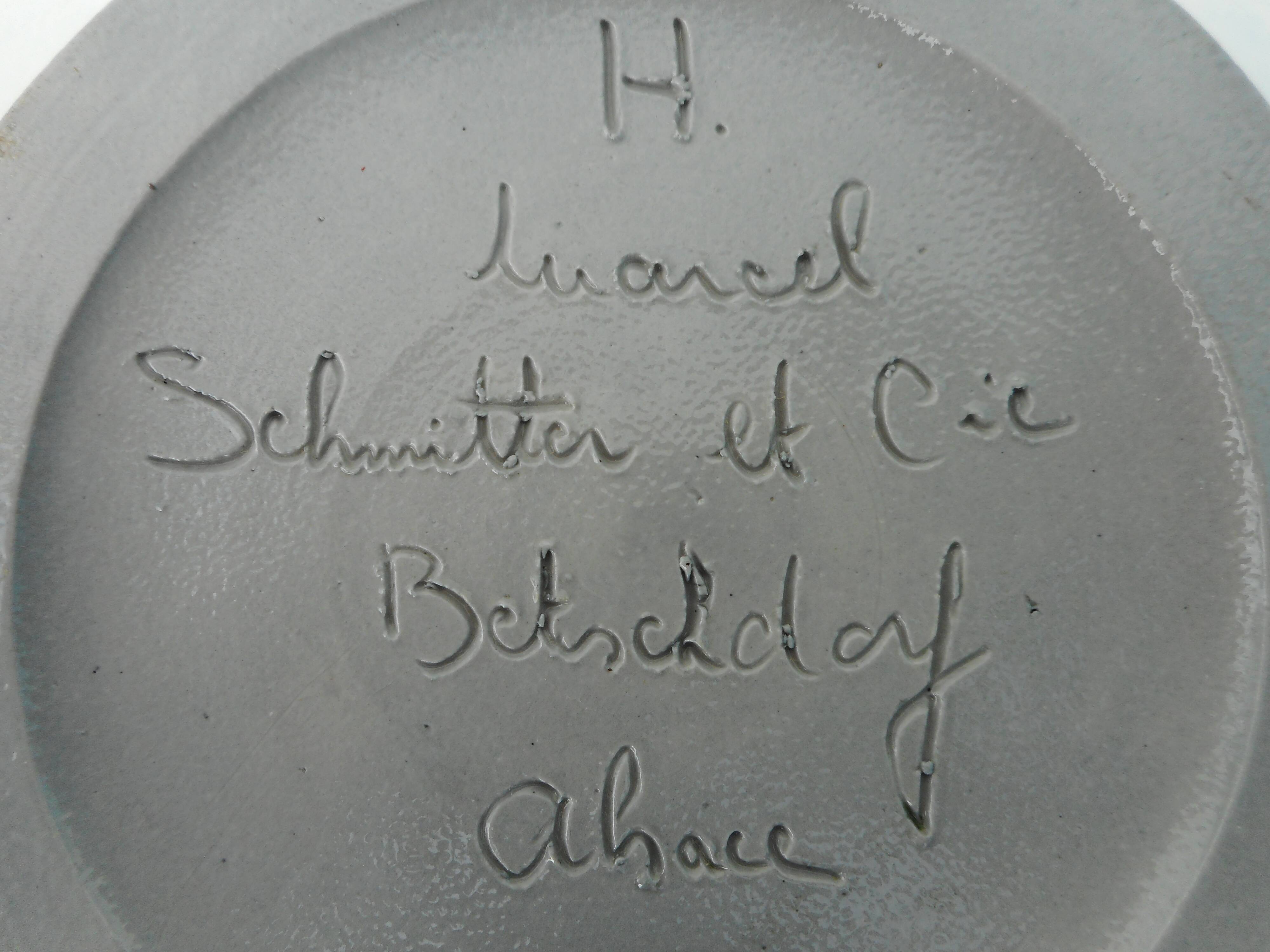 Alsatian ceramic pot cover