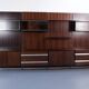MODULAR SHELF ROSEWOOD ICO PARISI 1960s MIM ROMA PUBLISHER