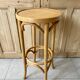 Tabouret bar haut bois courbé