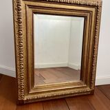 Vintage gold mirror 42 x 50 cm