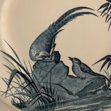 4 Japanese Longwy flat plates