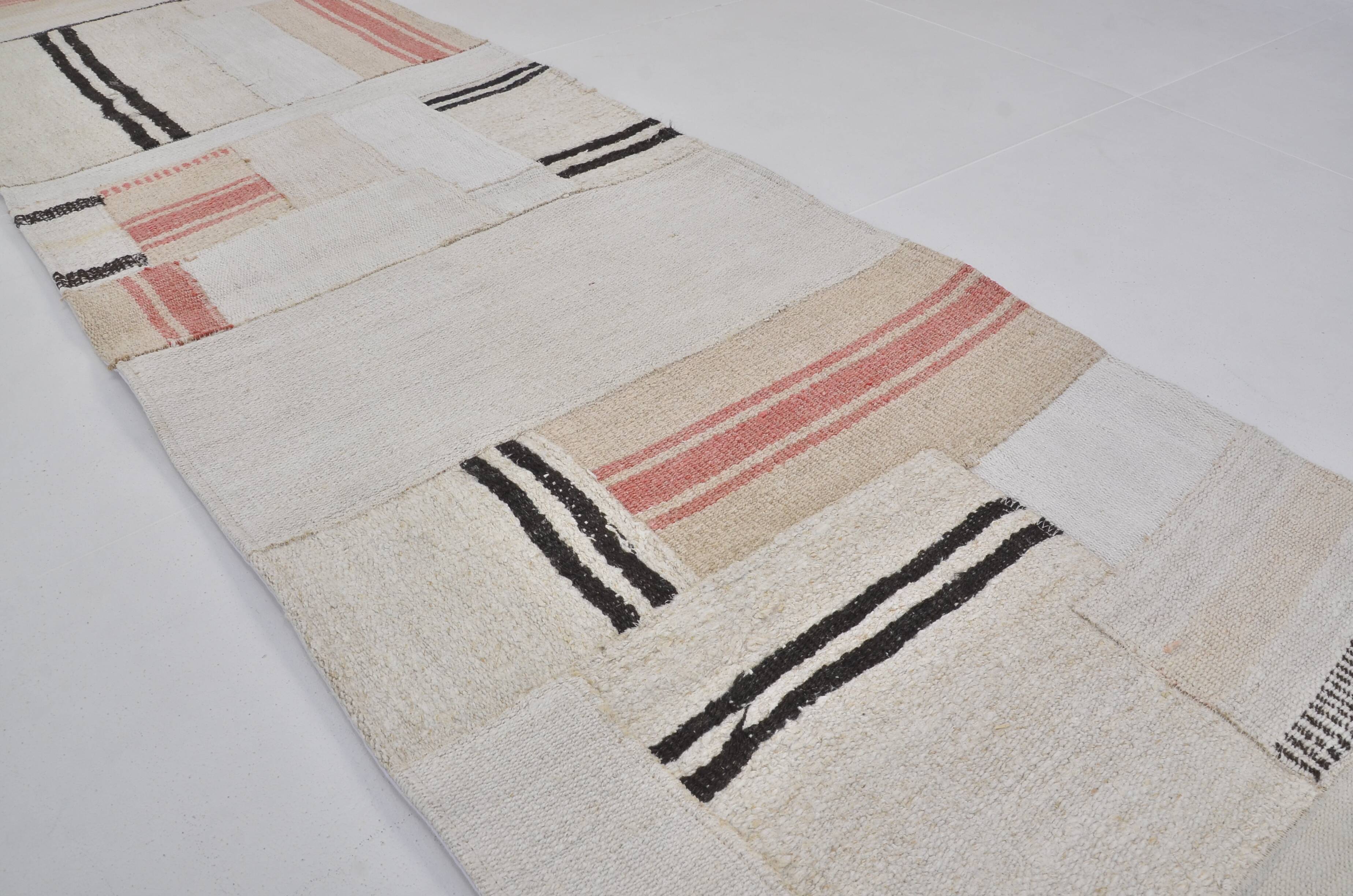 Vintage Oushak Hemp Runner  sku 3871