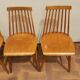 Set de 4 chaises scandinaves type "Stockholm"
