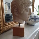 Greek bust of a blond Ephebe