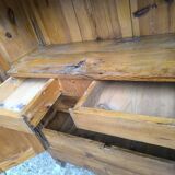 Armoire de ferme rustique en chêne et sapin