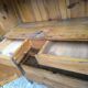 Armoire de ferme rustique en chêne et sapin