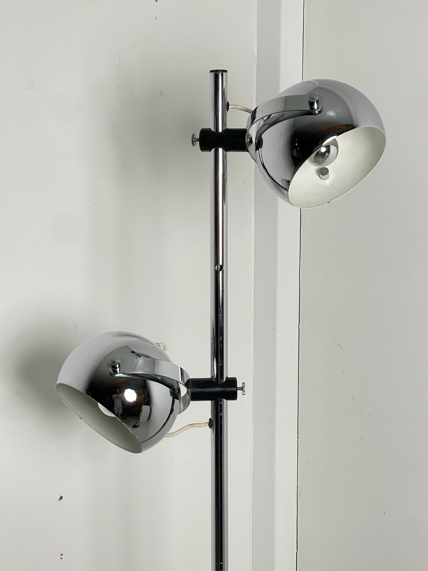 1970s floor lamp with 2 spots