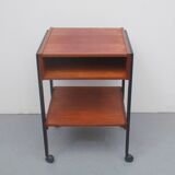1960s trolley in teak and metal