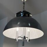Space Age chrome design chandelier from the 70s