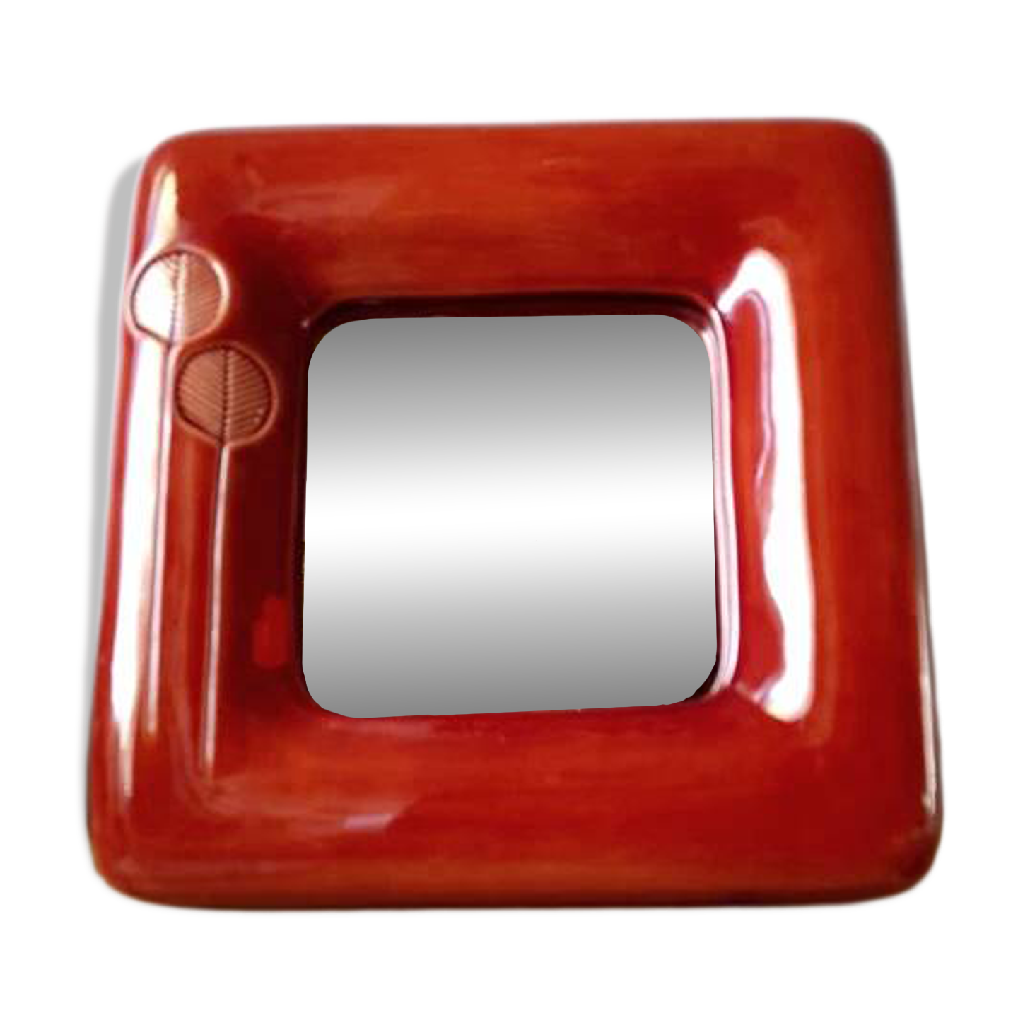 Glazed Ceramic Mirror