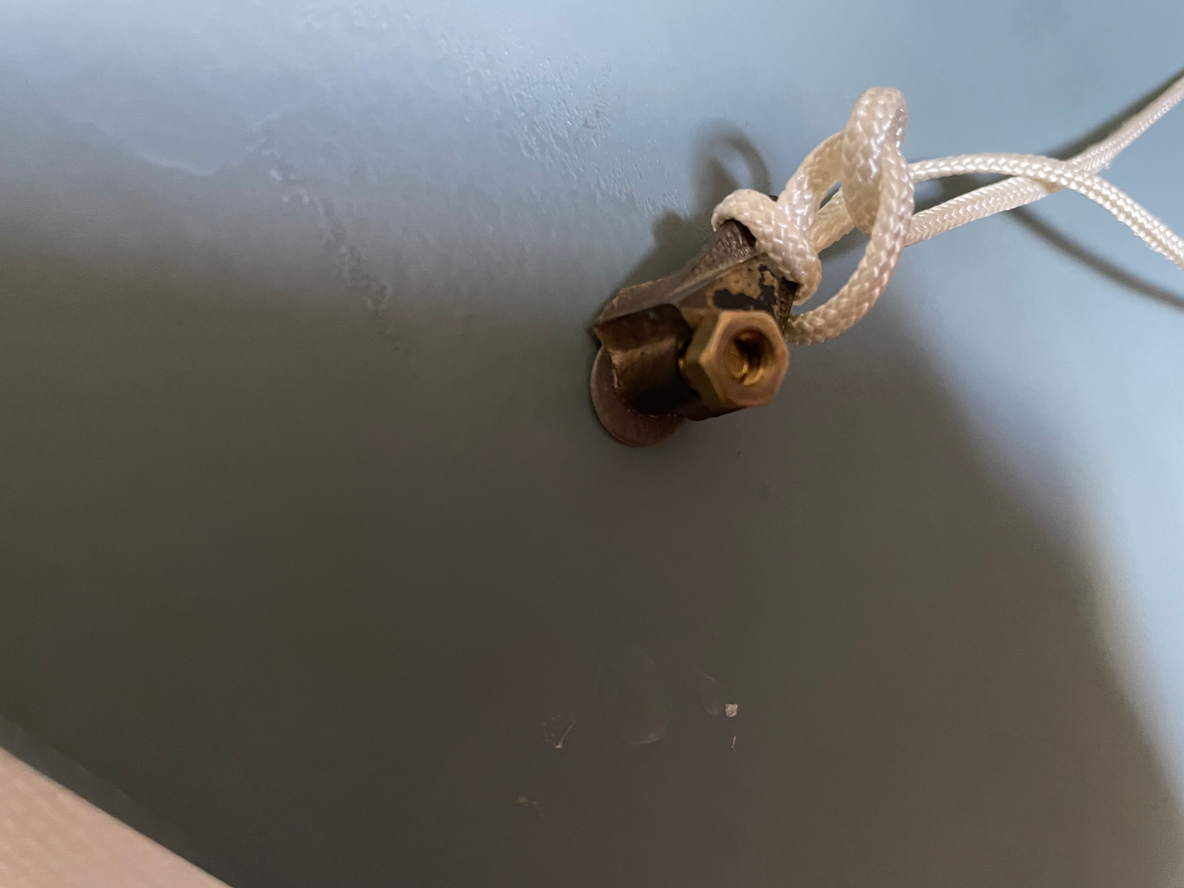 Beveled mirror 40s/50s 44x65cm