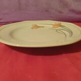 Series of 6 Schonwald Germany flat plates Art Nouveau decor