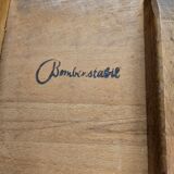 Set of 4 brutalist bistro chairs
