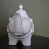 White elephant teapot