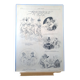 An illustration drawing sketch from period magazine Le Journal Amusant illustrator Mars