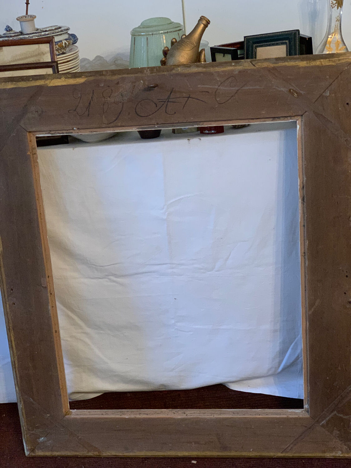 Large chalkboard frame