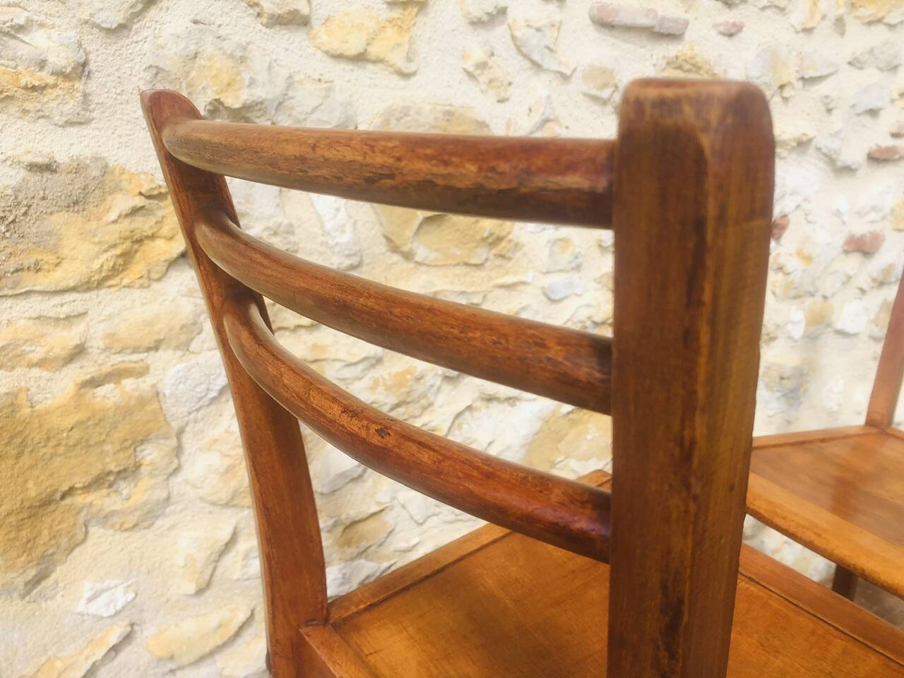 Pair of vintage bistro chairs, Stella Luterma, Circa 60'