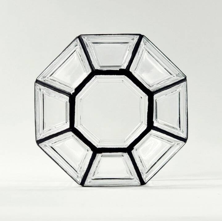 Plafonnier en verre de style mid-century de Limburg, Allemagne, années 1960/1970