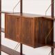 Scandinavian mid-century rosewood shelving unit attributed to Preben Sorensen, 1960s