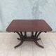 19th-century English style mahogany drop-leaf table.