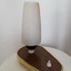 Lampe veilleuse socle forme libre tulipe verre vintage 50/60