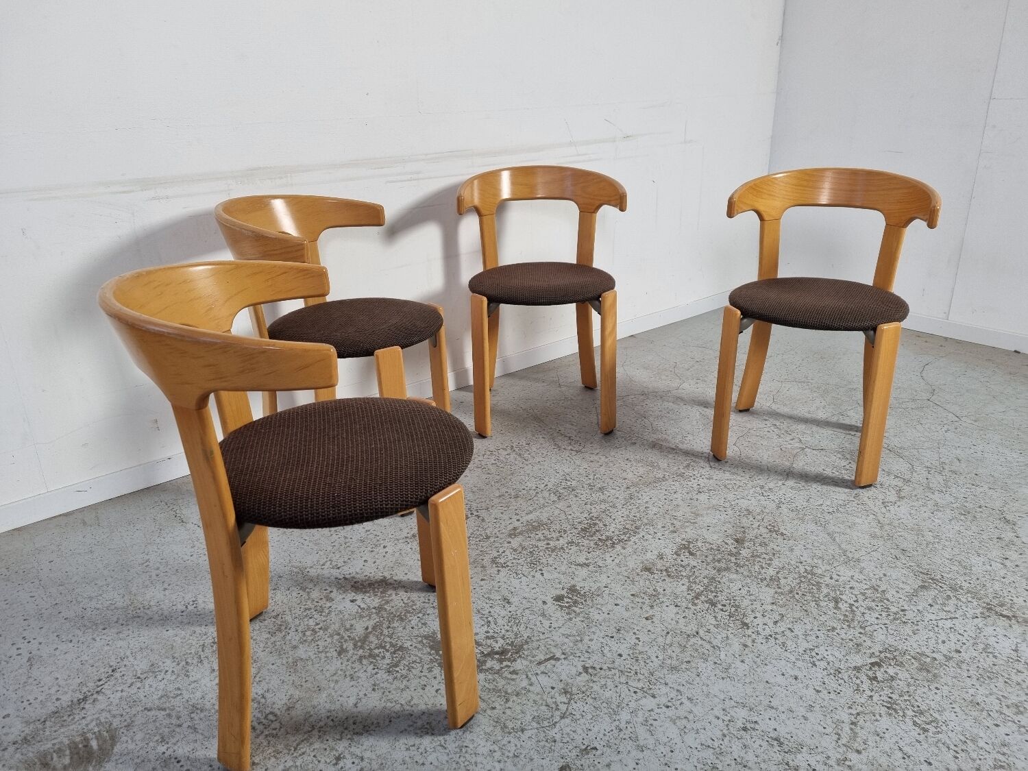 4 Bruno Rey chairs for Kusch&co, 80s