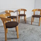 4 Bruno Rey chairs for Kusch&co, 80s