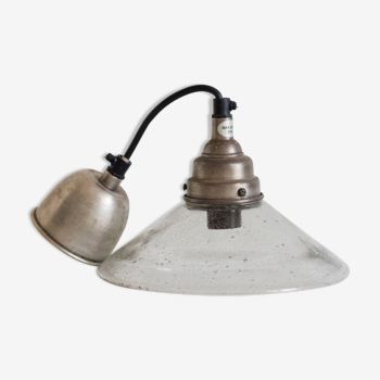 Vintage glass pendant lamp