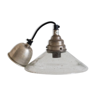 Vintage glass pendant lamp